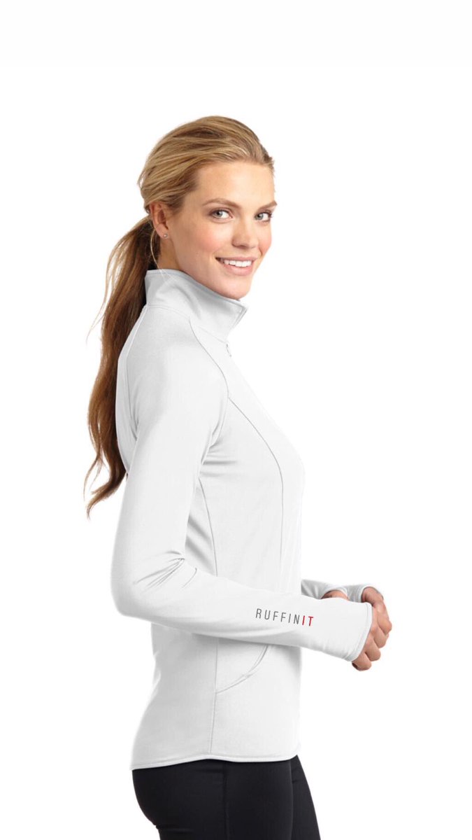 ruffinit_co's tweet image. Ladies Sport-Wick® Stretch 1/2-Zip Pullover
An extremely flexible layer with a soft-brushed backing and moisture control for year-round comfort.