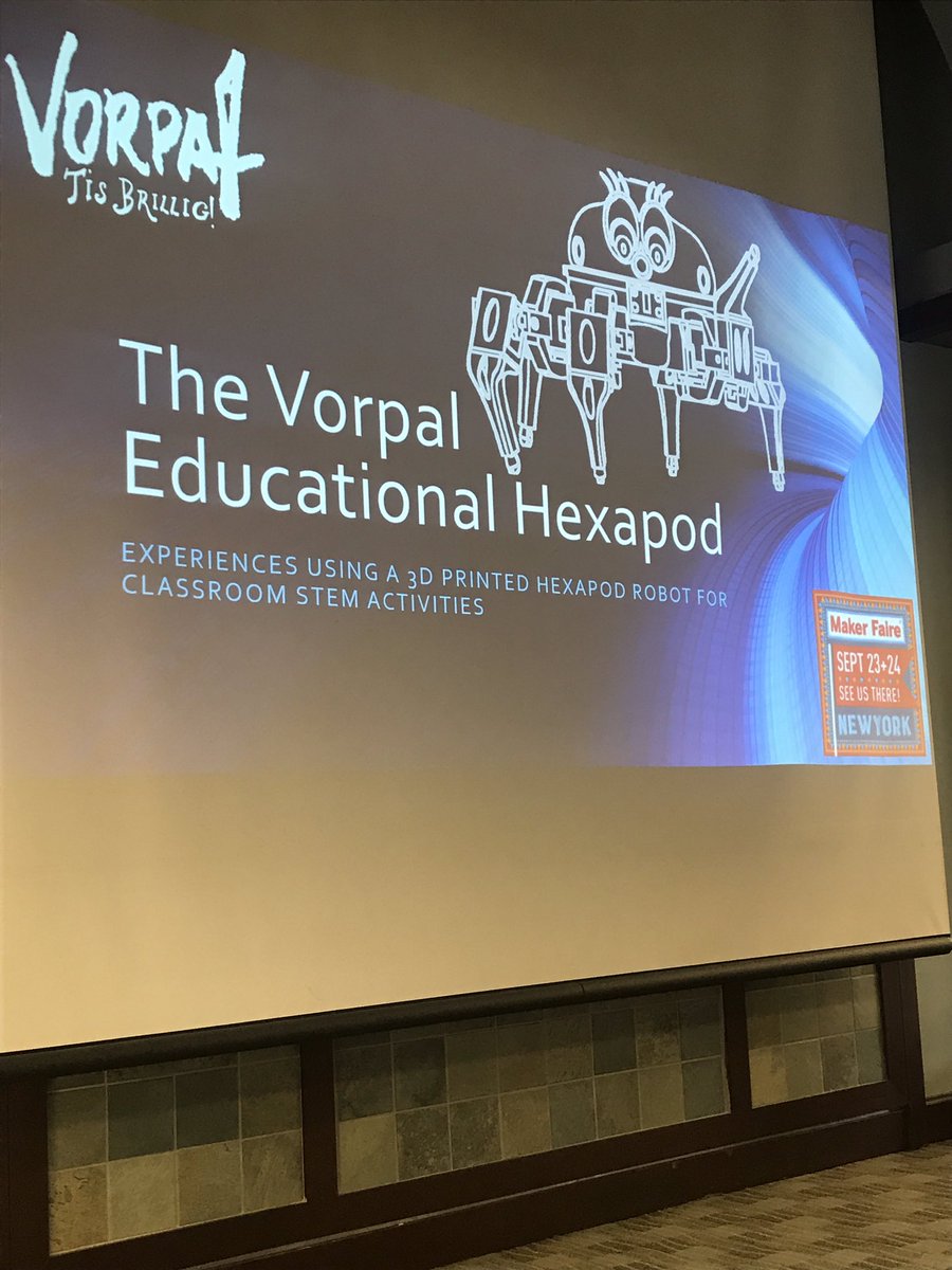 Learning to assemble and code <a href="/VorpalRobotics/">Vorpal Robotics, LLC</a> Hexapod for March 22 <a href="/njmakersday/">New Jersey Makers Day</a> in Middesex this year! Can’t wait to share with our coders. <a href="/wiseleslier/">Leslie Wise</a>