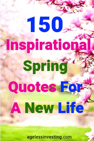 AgelessInvesti1's tweet image. 150 Inspirational Spring Quotes For A New Life
#springquotes #spring agelessinvesting.com/spring-quotes/