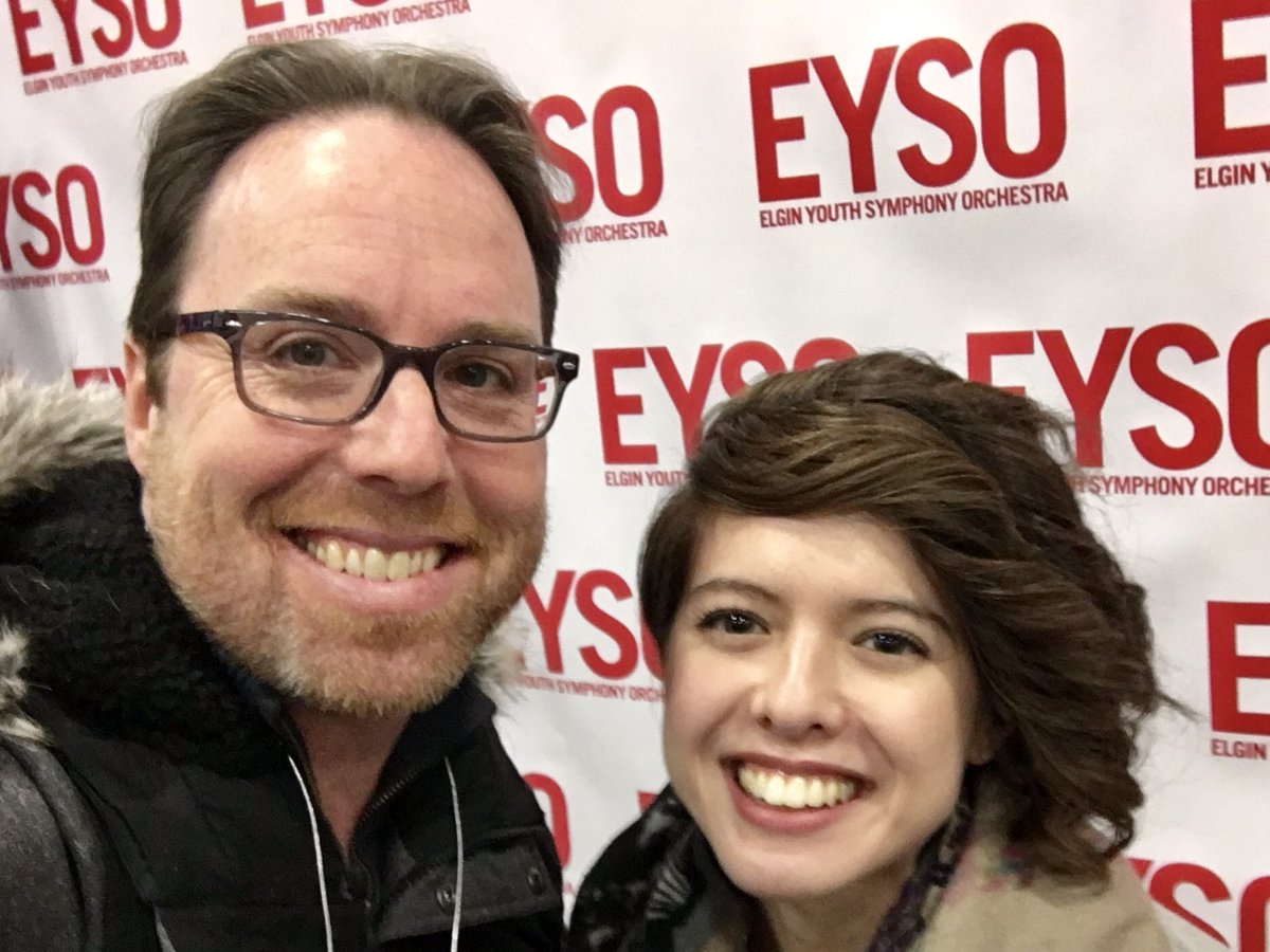 EYSO's tweet photo. Philharmonia Conductor Tony Krempa has received his official EYSO tat! Stop by booth 452 for yours. #EYSO #ExpertNoticer #tattooart #IMEC2019 https://t.co/XSD2Wxs87A