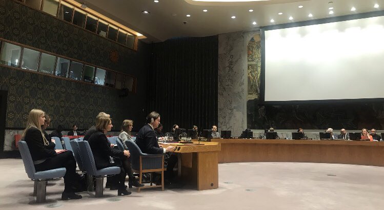 MarikenBH's tweet photo. - The climate-security nexus should, in Norway’s view be firmly placed at the UN Security Council’s agenda, Dep Foreign Minister @jensfh showcasing 🇳🇴 priorities at the #UNSC. https://t.co/EGKIEfDqxv