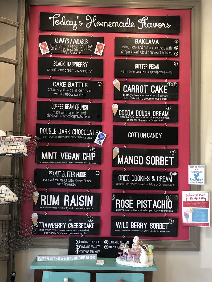 AndiasIceCream's tweet photo. Welcome to Andiaβs, Carrot Cake. We hope you enjoy your stay! #TodaysBatch π₯π°π€€ https://t.co/qVmBpBr4KQ