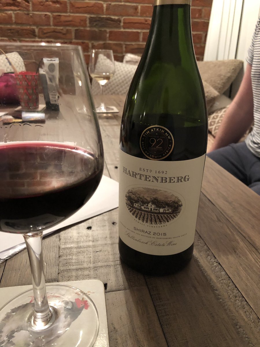 25 days in and I’ve failed #DryJanuary in style with my favourite from @HartenbergWine travelled 6000 miles with this beauty.