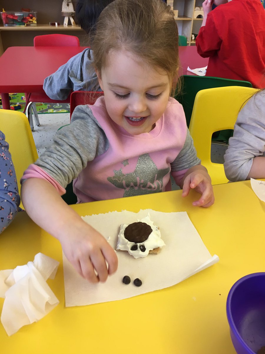 LBPreK's tweet photo. Bear tracks in the snow. #funfoodfriday #LB65 #prek #hibernationweek https://t.co/DgvzqfexO7