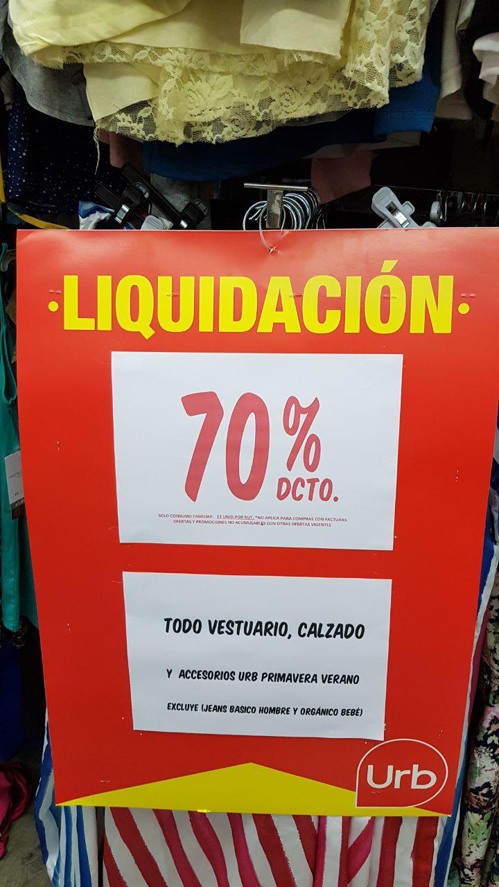 Ο χρήστης Descuentos Rata 🐭 στο Twitter: "#Providencia Jumbo Costanera Center tiene la ropa URB con -70%. ¿Puede que esté en otros? Puede ser, lo pilla, nos cuenta! https://t.co/NLrRR6Nfda" / Twitter