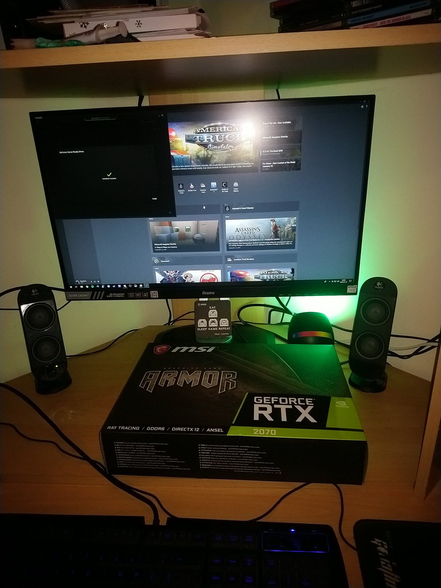 neur0nix_'s tweet photo. Good evening from RTX 2070 land!
@NVIDIAGeForce @msitweets #GettingReadyForMarch https://t.co/3K9wgnzjqz