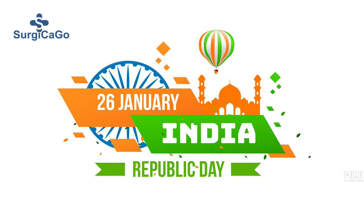 SurgiCaGo's tweet photo. A nation's culture resides in the hearts and in the soul of its people.
-Mahatma Gandhi
#republic #republicday #proud #proudindian #india #future #healthcare #health #surgical #surgicago #SurgicaGo #care
https://t.co/9zUTZDlLje https://t.co/KV7bEYQvU2