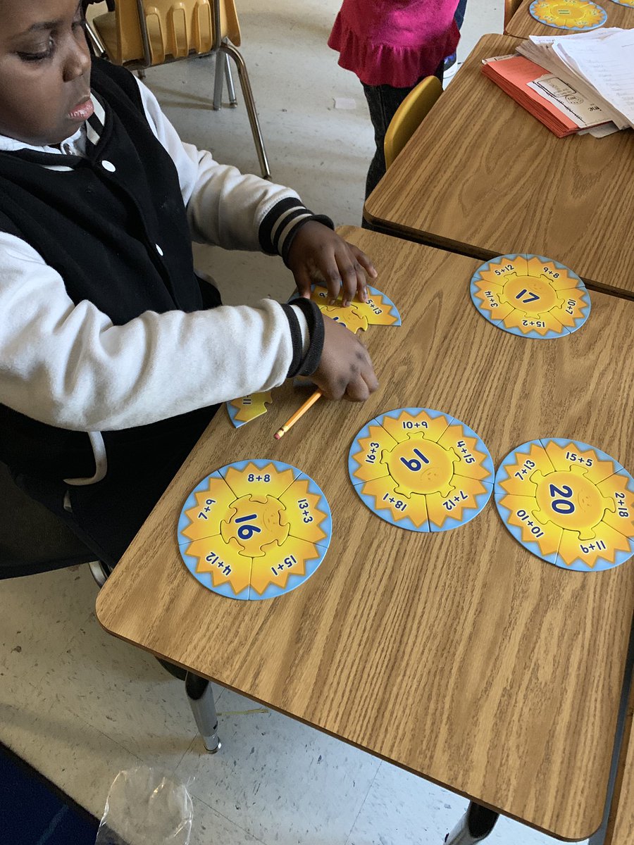 kendallfscott's tweet image. Using puzzles to build fact fluency and look at ways to decompose numbers... #GuidedMathGroups