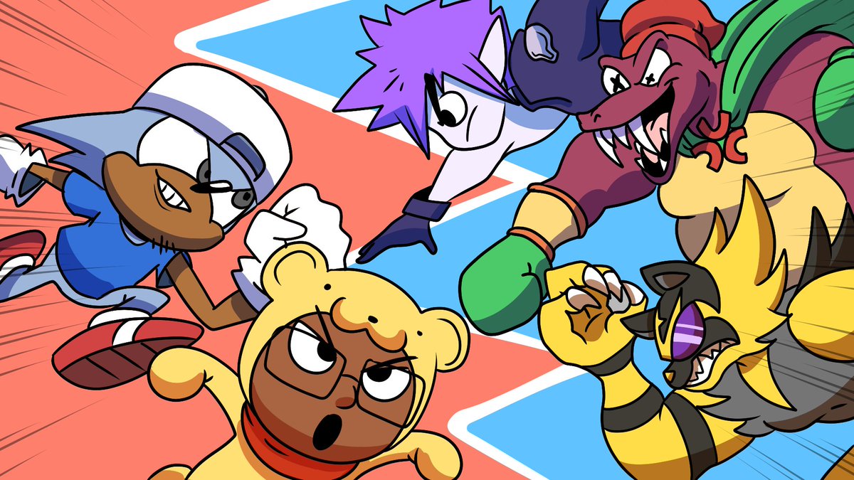 Watch @IvanAnimatedYT, @8BitAnimate &amp; <a href="/GetMoreMadz/">GetMadz</a> try and destroy the DREAM TEAM, (aka @uDarrenEsquire &amp; @CurtRichyYT) in this funny Smash Ultimate highlight!

LINK: youtu.be/pOWObdaN0Ls

Drawing by: Ivan Animated
