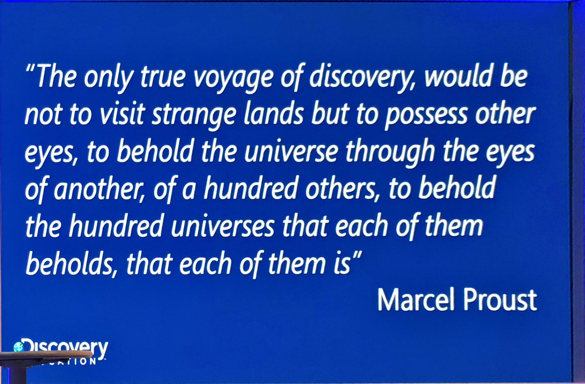 vikkiliogier's tweet photo. This is what we should aim for when we use #VR and #AR says Chris Nash from the Discovery Channel
“An immersive experience will enhance learning and promote a much richer and deeper understanding” someone in the audience said
#BettPost16 #bett2019 #edtech https://t.co/jJY7GF7uYZ