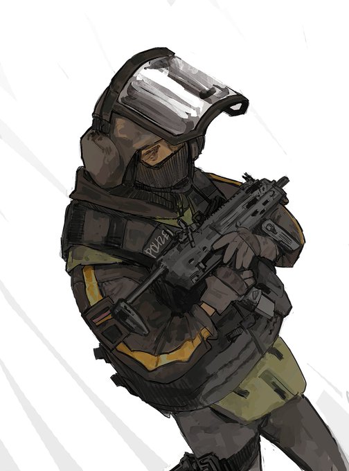 「submachine gun」 illustration images(Oldest)