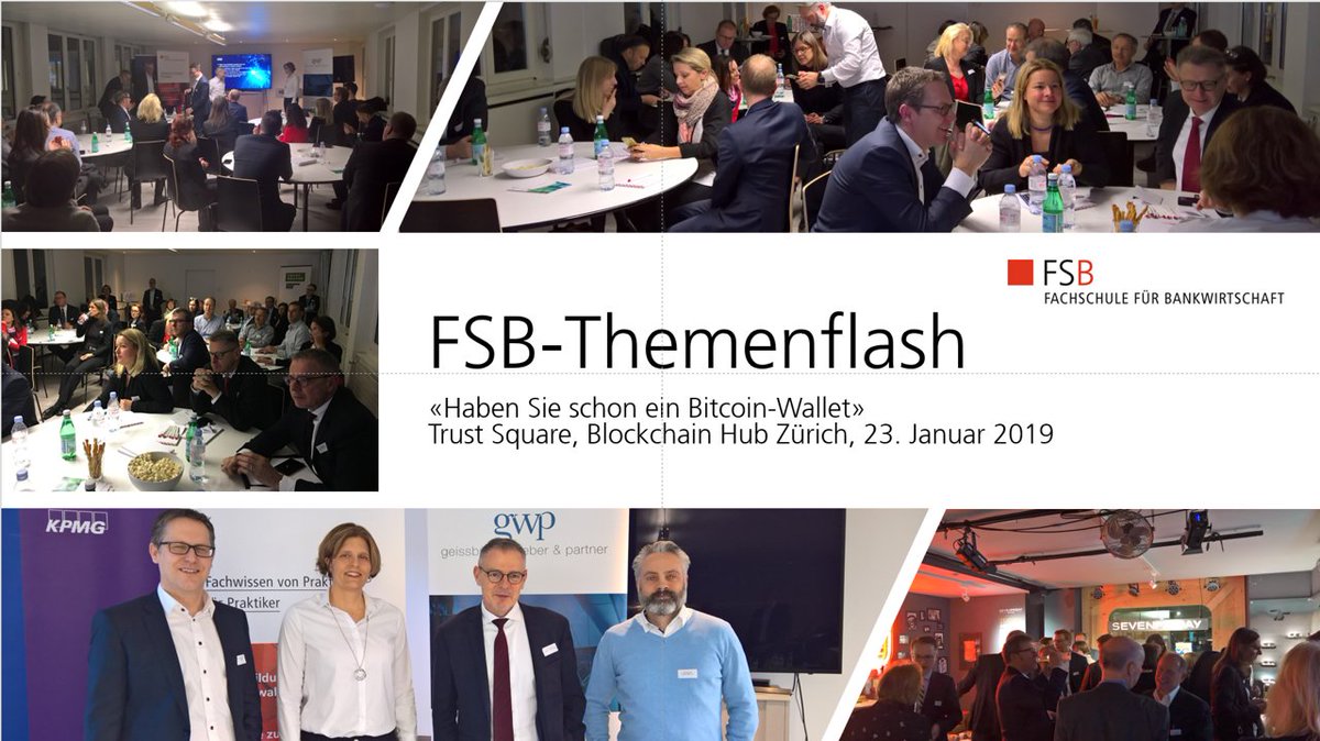 FSB-Themenflash «Haben Sie schon ein Bitcoin-Wallet?» Interaktiver Kundenanlass der FSB zum Thema Bitcoin. Die Teilnehmenden konnten in einer Testumgebung Bitcoins kaufen und transferieren. Trust Square und SevenFriday waren ideal Lokations Weitere Fotos, lnkd.in/gdXf-tA