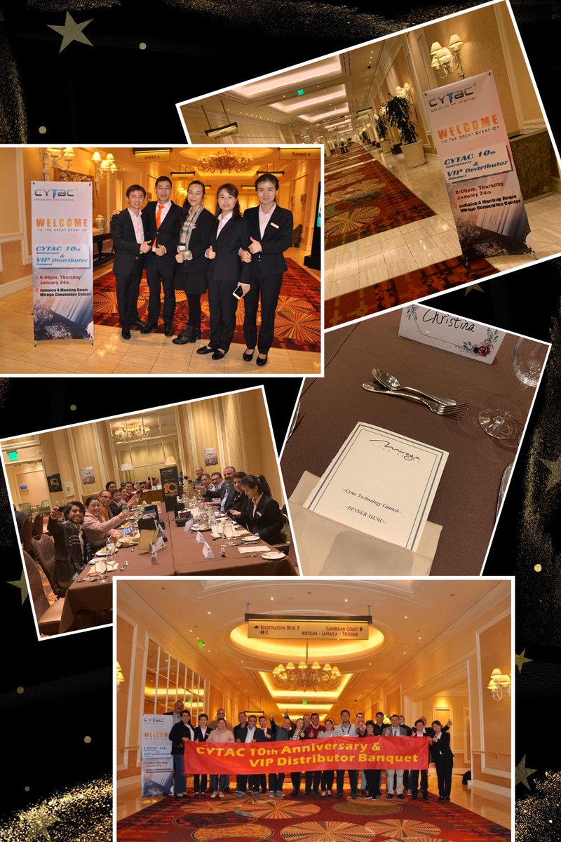 CytacHolster's tweet photo. Cheers！So exciting to gather here with all the excellent you. To a better future of CYTAC. More wonderful pictures and video are on the way#CYTAC #Anniversary #dinner #party #holster https://t.co/WkpHtKn8nt