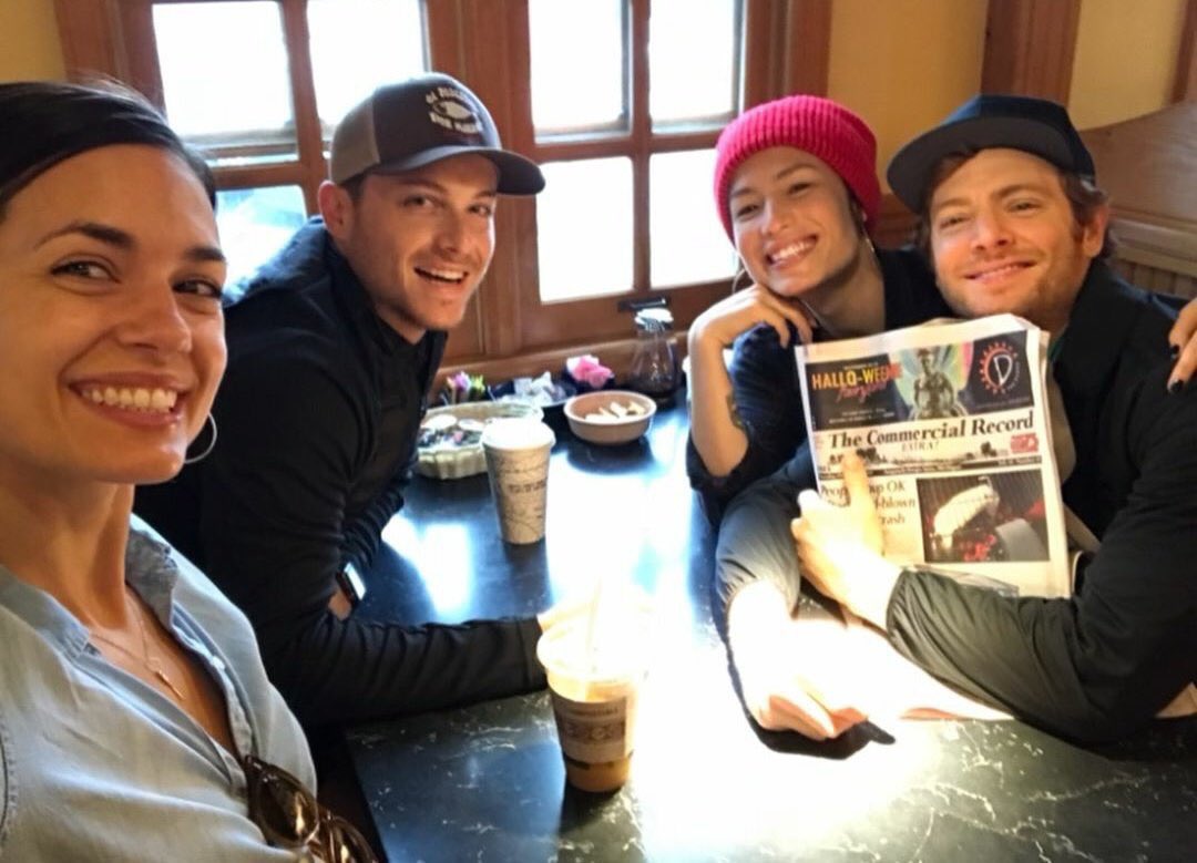 BestOfJesseLS's tweet photo. ❤️📸 • Jesse, Torrey with Nick and his wife during Nick’s Birthday ! #ChicagoPd #JesseLeeSoffer #TorreyDeVitto https://t.co/BIn2tWrWeC