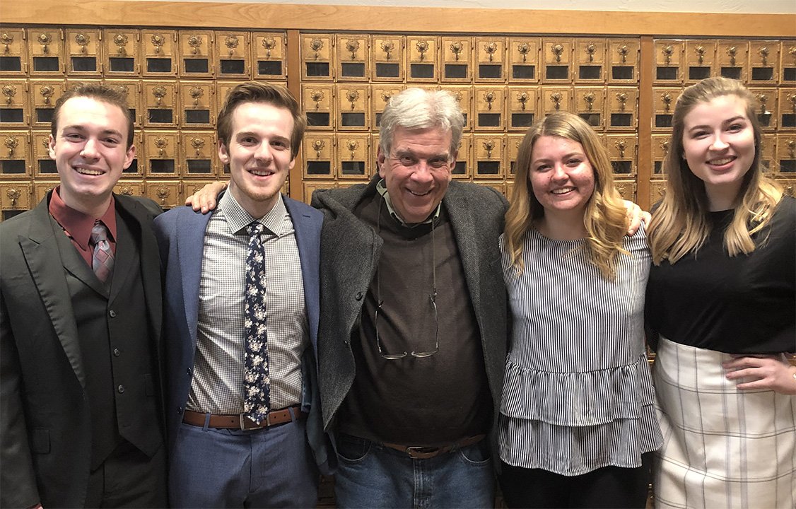 The Talking Saints are headed for Nationals!  Please join Dr. John Cech in wishing our debate team the best of luck .  Learn more about the program and get up to date on all current campus improvement projects in this week's President's Newsletter!  bit.ly/CC-forensics
