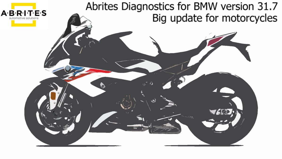 abrites.com/en/news/news-a…
Many people started preparing their bikes for summer, you can now do everything for BMW BIKES.
abrites.com shop.abrites.com

#AVDI #ABRITES #BMWMOTORRAD #BIKE #DIAGNOSTICS #MODULEREPLACEMENT #KEYPROGRAMMING