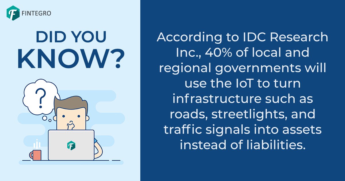 Fintegro_inc's tweet photo. IoT is taking over the world step by step π³ #FactOfTheDay
#fintegro #iot #InternetOfThings https://t.co/jec3OcHLsT