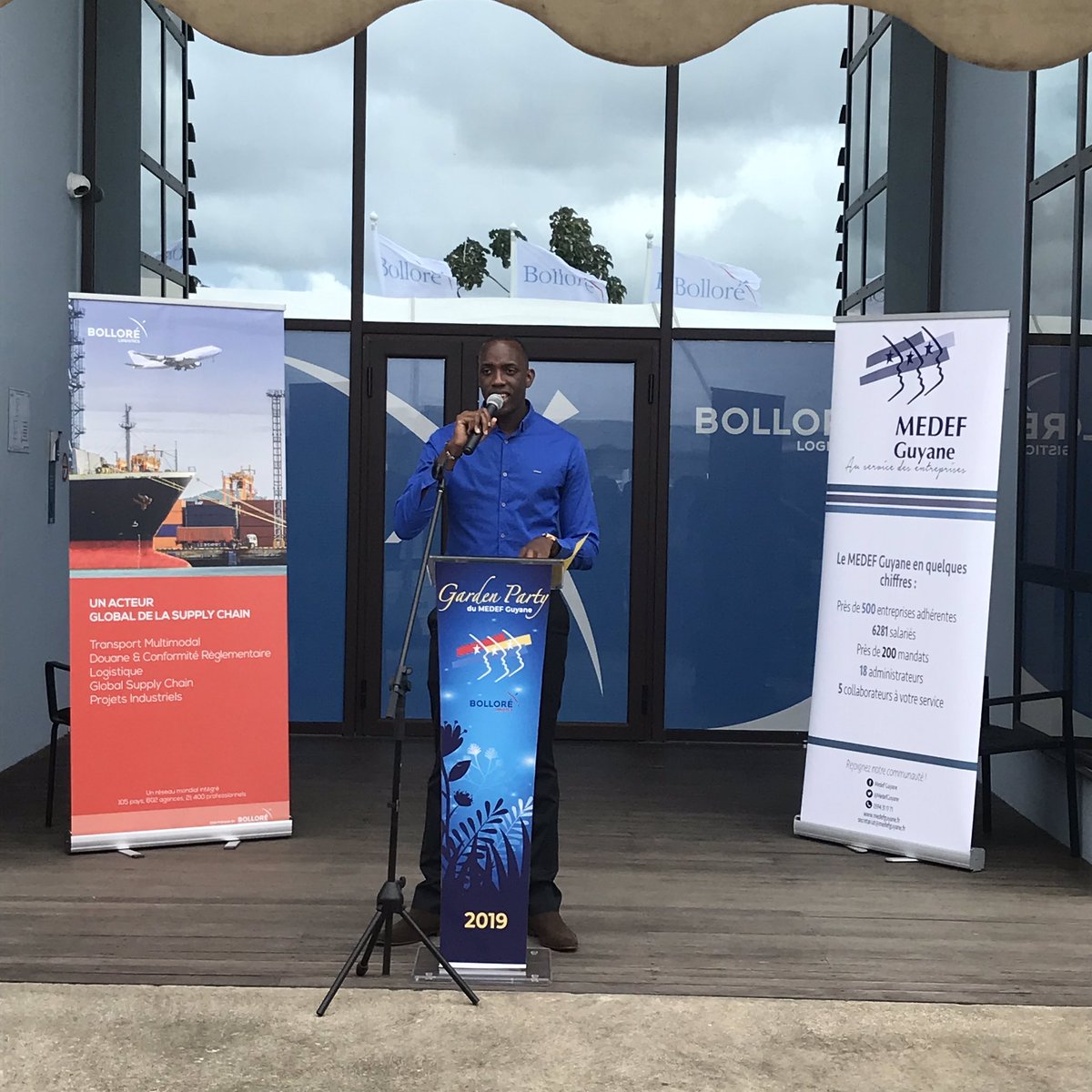 PmSm participe au vœux du MEDEF de GUYANE chez BOLLORE Guyane - un accueil chaleureux ! Networking assuré