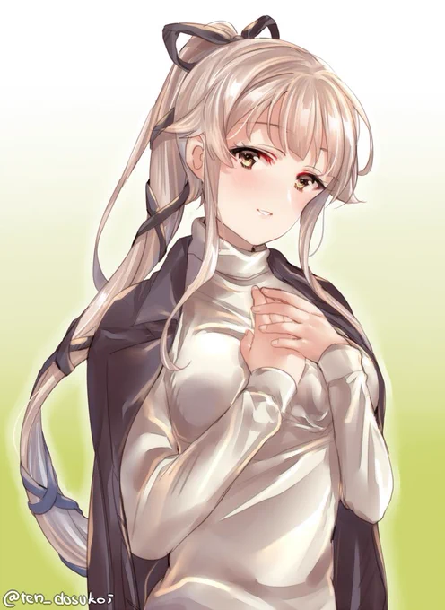 「提督さん、今日もご一緒に、はいっ、由良も参ります。」 