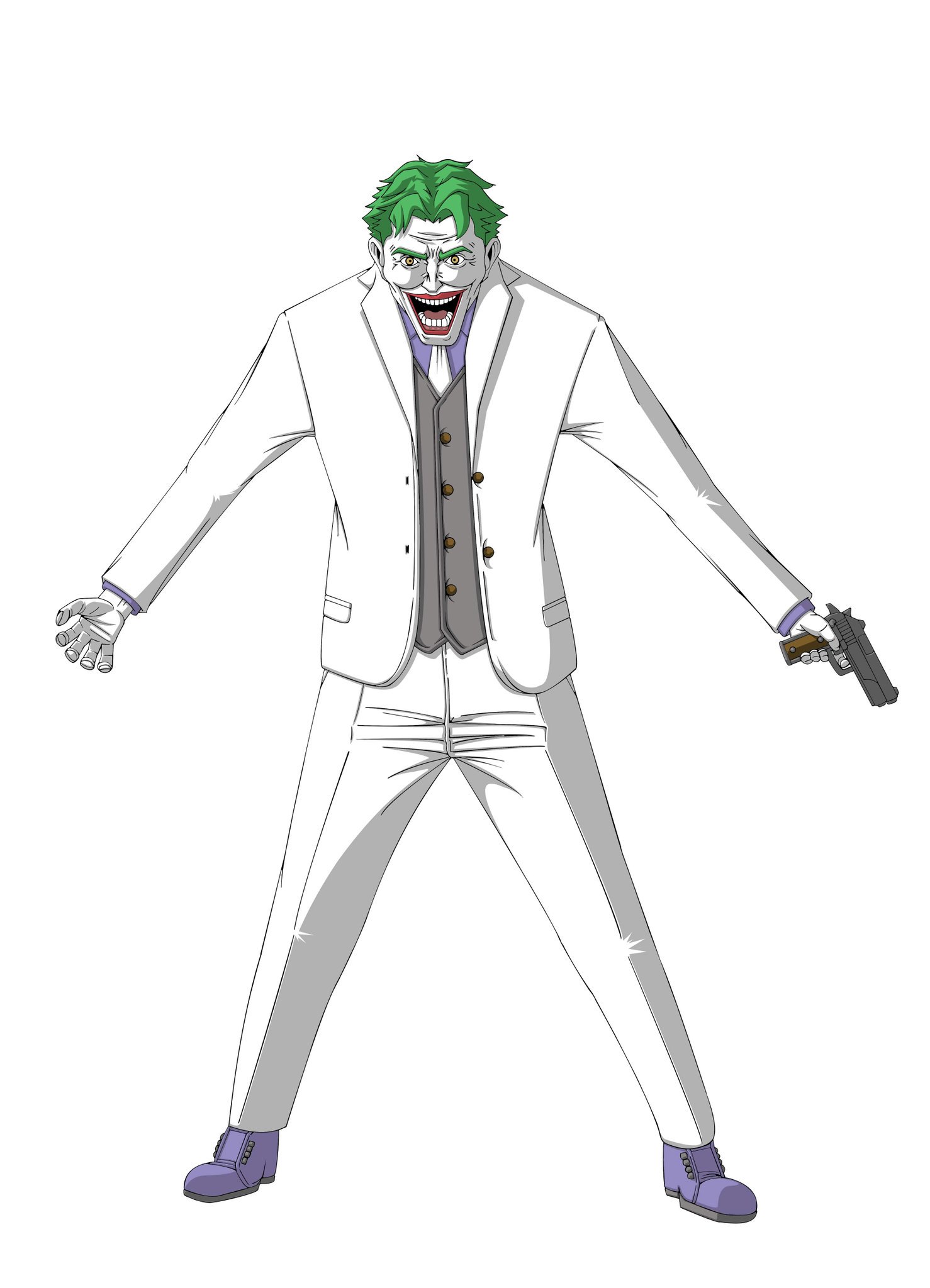 ともハンクス Dcアンバサダー 実は時々イラストも描いたりしています プロフにあるpixivやnoteのリンクから繋がっておりますので そちらも合わせてお楽しみ頂けますと幸いです バットマン ジョーカー ダークナイトリターンズ イラスト 二次創作