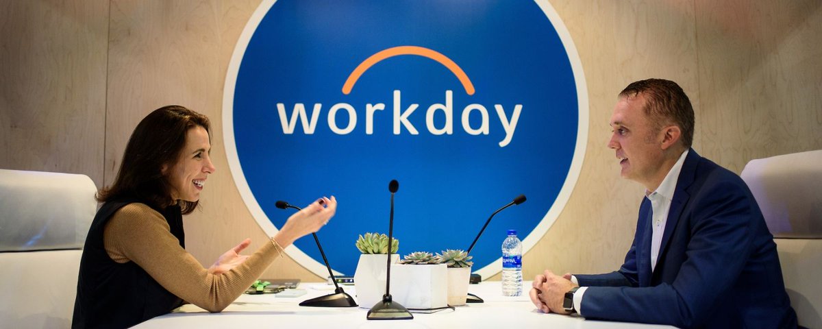 Workday's tweet image. Have you heard? We've launched a new #podcast series. Listen to the first episode, "Building the World’s Largest Collaborative Data Community" here: bit.ly/2WjsNSv #wdaypodcasts