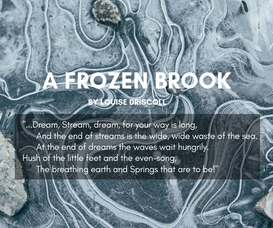 ModNets's tweet image. ❄️An accurate description of all of us today as Chicago's temperatures spiral below tolerable ❄️ Check out Louise Driscoll's poem "A Frozen Brook" from Scribner's Magazine (1910) digitized by the Modernist Journals Project: modnets.org/tags/results?t…