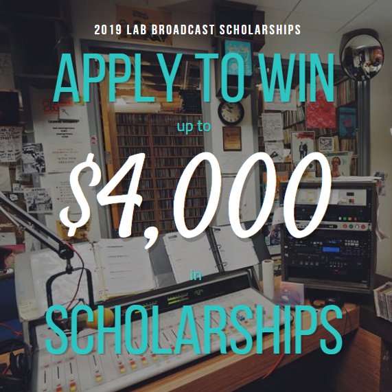 2 Students. 2 Scholarships. 2 Chances to Win $4,000
Are you a student pursuing a career in radio or TV? Apply to win one of our two scholarships! DEADLINE APPROACHING IN 7 DAYS

Apply now: 
broadcasters.org/page/Scholarsh…
#StudentBroadcasters #LABScholarships #BroadcastScholarships