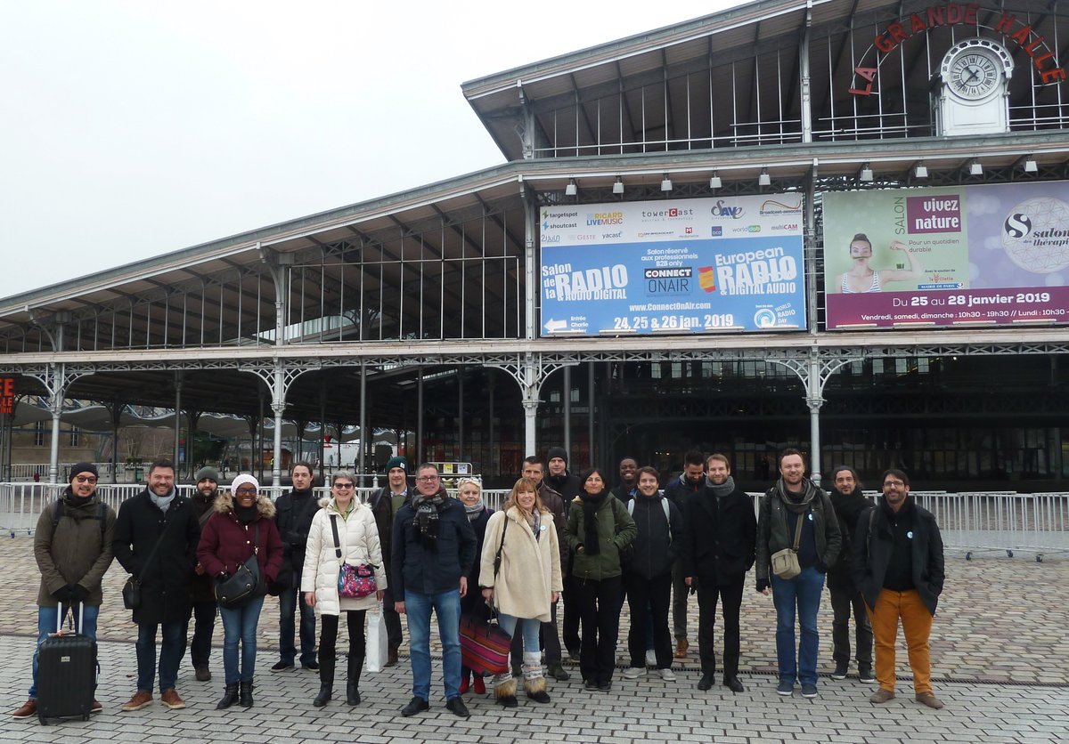 Ils l'ont fait ! Les salariés de <a href="/NETIA_software/">NETIA</a> sont venus de #Montpellier, pour passer la journée de jeudi au @SalonRADIO Merci à tous !