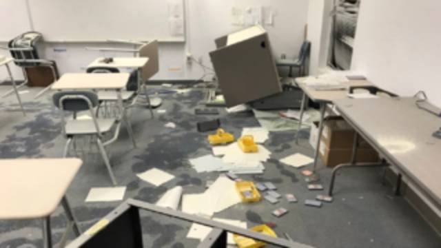 School burglar steals cafeteria stove- causes $22,000 of damage