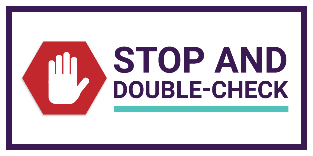 The News Literacy Project on X: Stop. Always stop and double-check before  sharing information, because it could be #Misinformation that can spread  quickly.  / X