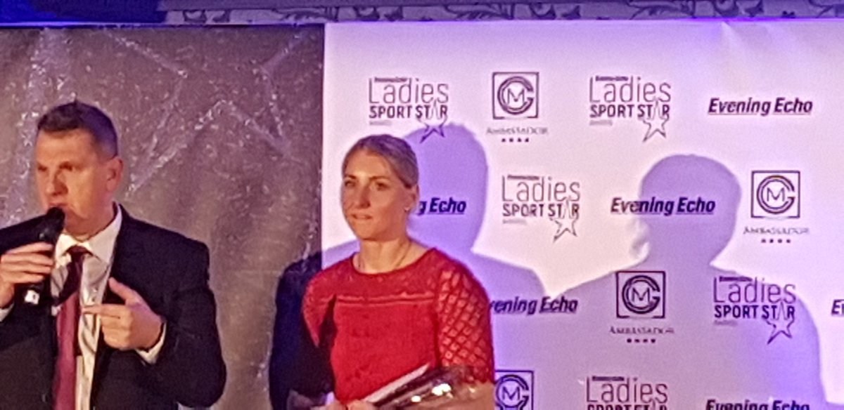 HaughneyMary's tweet photo. Sanita Puspure named Evening Echo Ladies Sports Star 2018 When asked about her am options for 2019/2020 she replied "More of the same, noone likes to lose after winning" #EchoStars https://t.co/E8MEFBgNc4