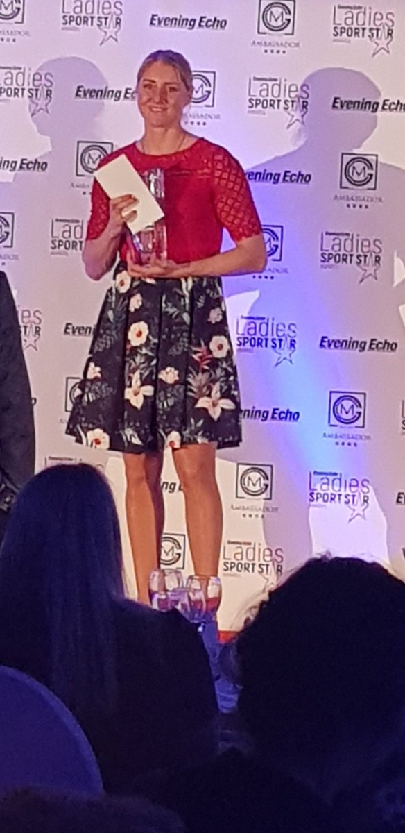 HaughneyMary's tweet photo. Sanita Puspure named Evening Echo Ladies Sports Star 2018 When asked about her am options for 2019/2020 she replied "More of the same, noone likes to lose after winning" #EchoStars https://t.co/E8MEFBgNc4