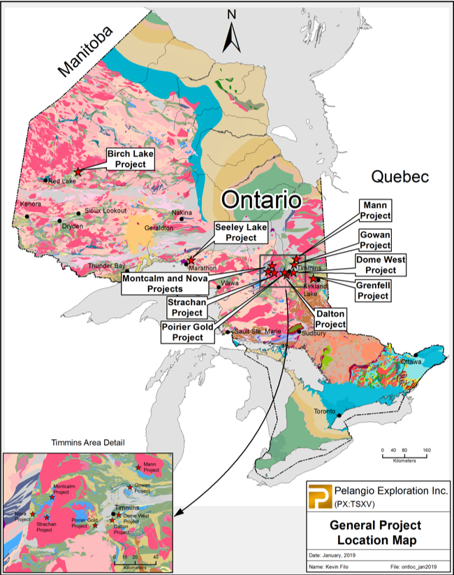 PelangioEx's tweet photo. Pelangio Exploration’s Ontario Properties

#timmins #ontario #gold #mining #MiningStocks #MiningNews https://t.co/ZCIho6BmQn