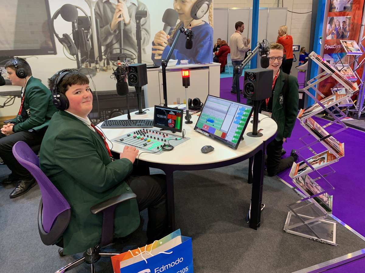 Final day at Bett 2019 for you to come along and have a play with our new SR1 &amp; SR2 Radio Studios on stand G320.

The show is open until 3pm, tickets are free (and you can normally register on the day), at the Excel Exhibition Centre, Docklands, London.