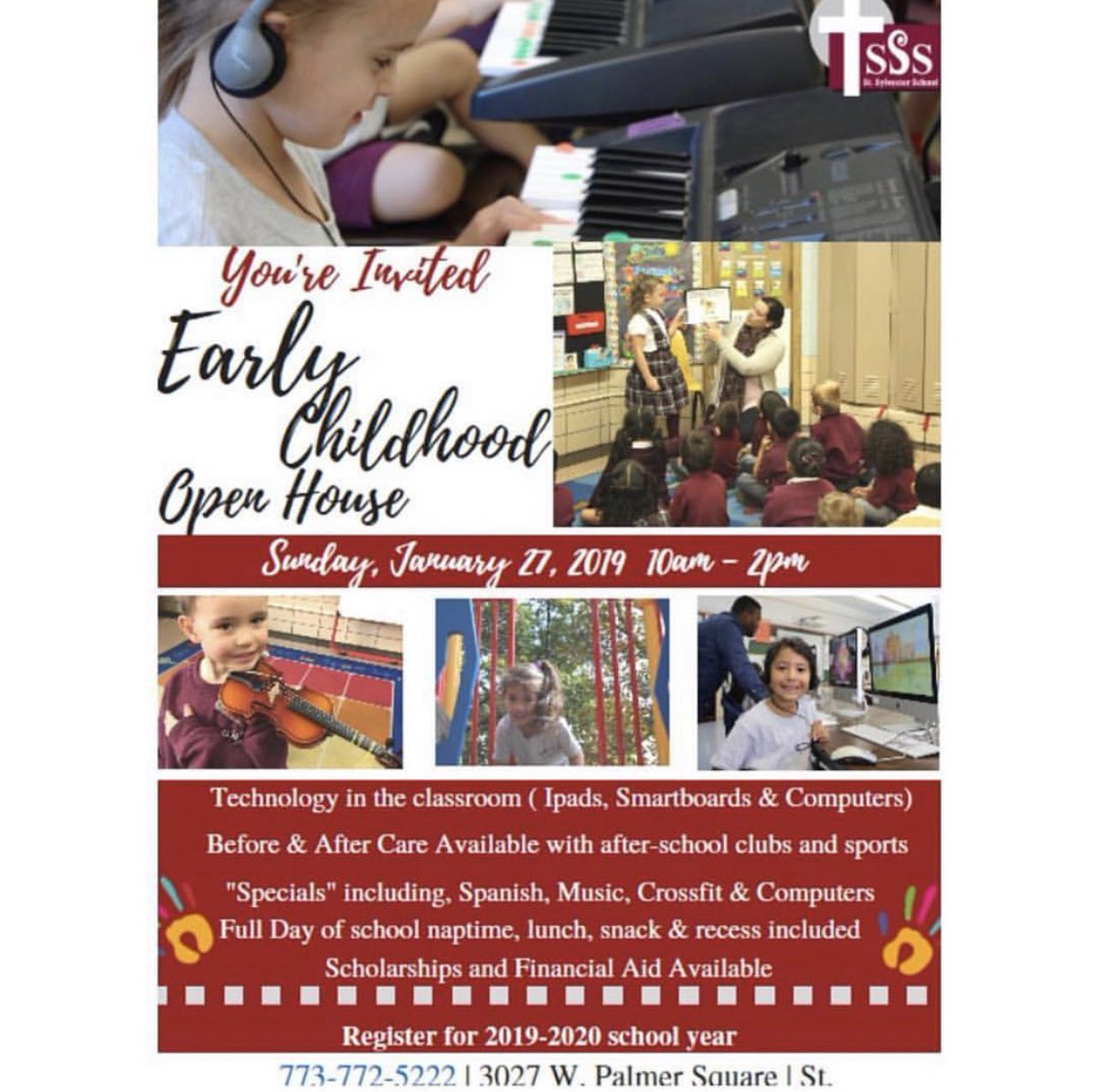 StSylvesterCS's tweet photo. It’s never to early to look into Early childhood education. At St.Sylvester School we offer full-day preschool and kindergarten Monday - Friday, with the option of before and aftercare. Our students participate in multiple specials including CrossFit, Music, Spanish, and Computer https://t.co/EDntoWzB46