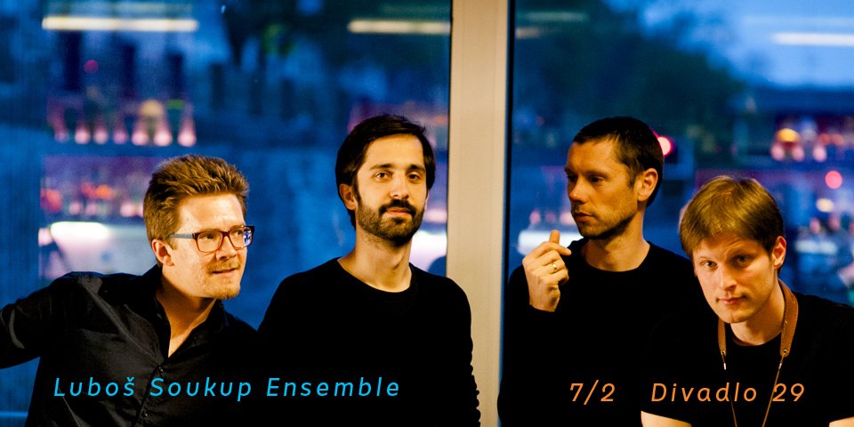 LUBOŠ SOUKUP ENSEMBLE ► mezinárodní jazzové kvarteto Luboše Soukupa rozšířené o mohutnou pětičlennou dechovou sekci ► čtvrtek 7. 2. ~ Divadlo 29 Pardubice ►  bit.ly/lubossoukup