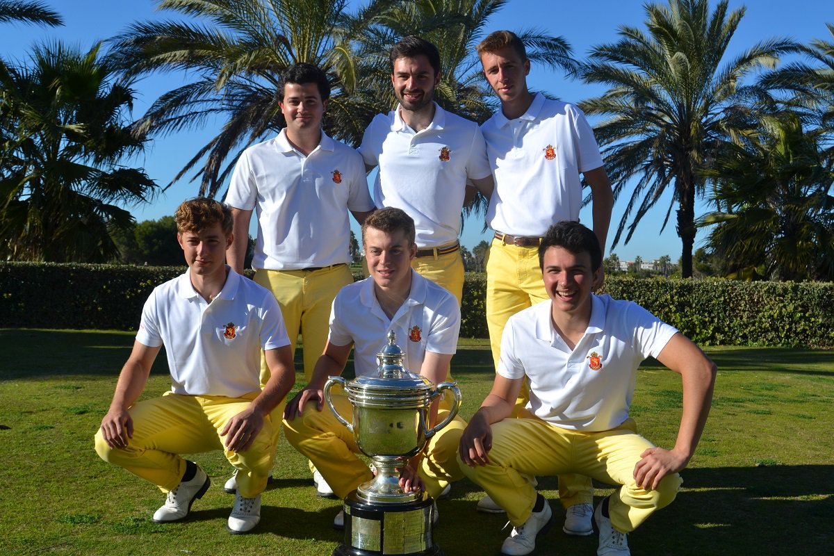 ¡Victoria española en el #OctogonalCostaBallena! Triunfo ante Holanda en la gran final para conseguir el décimo título español
💪🇪🇦⛳ ¡Bravo, chicos!
rfegolf.es/CompetenciaPag…