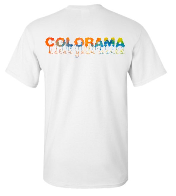 LSURHA's tweet image. Make sure to stop by on Tuesday (Jan 29th, 2-4 PM on Tower Drive) and grab our awesome COLORAMA t-shirt! #Colorama #lsurha
