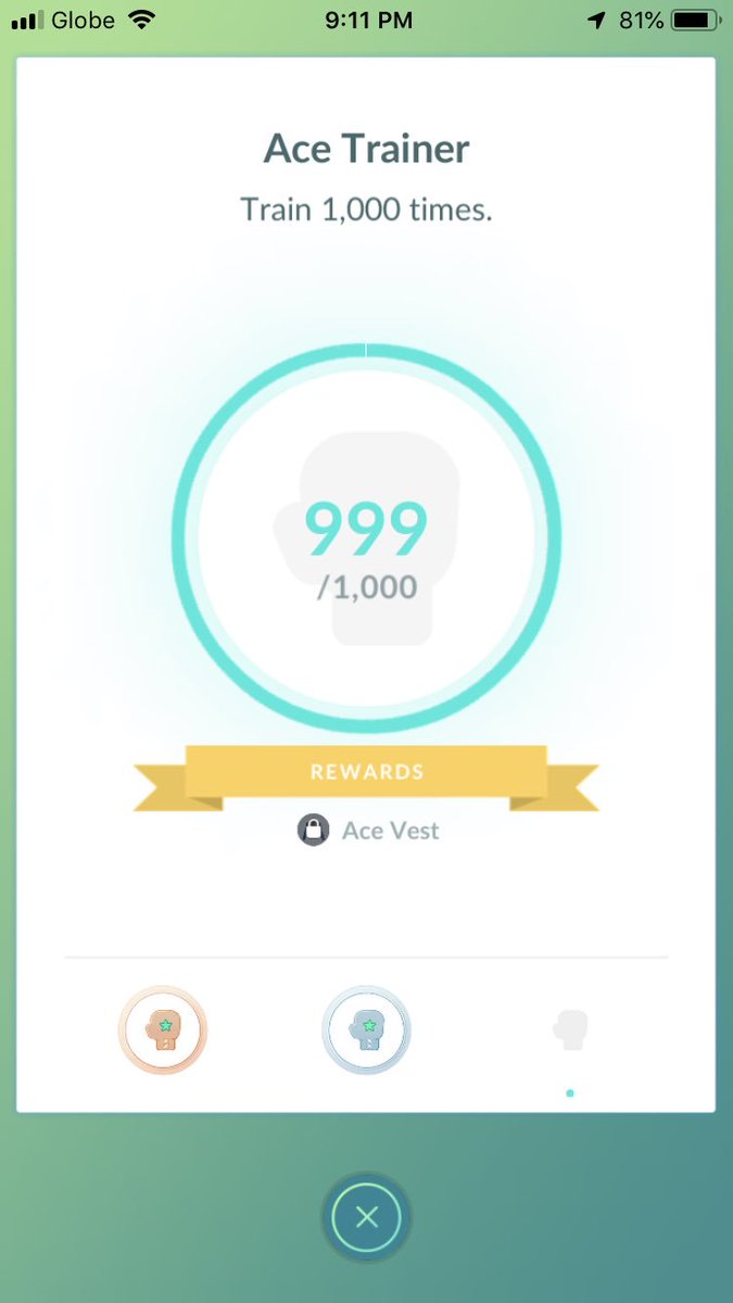 BuildBetterYou's tweet photo. πͺ This was a hard one to achieve due to the long wait of itβs return before the old gym system. So finally got the GOLD!! πββοΈπ #PoGoTIPs #PokemonTrainer #PokemonGo #Pokemon #BuildBetterU https://t.co/ZFy3lhp5kC