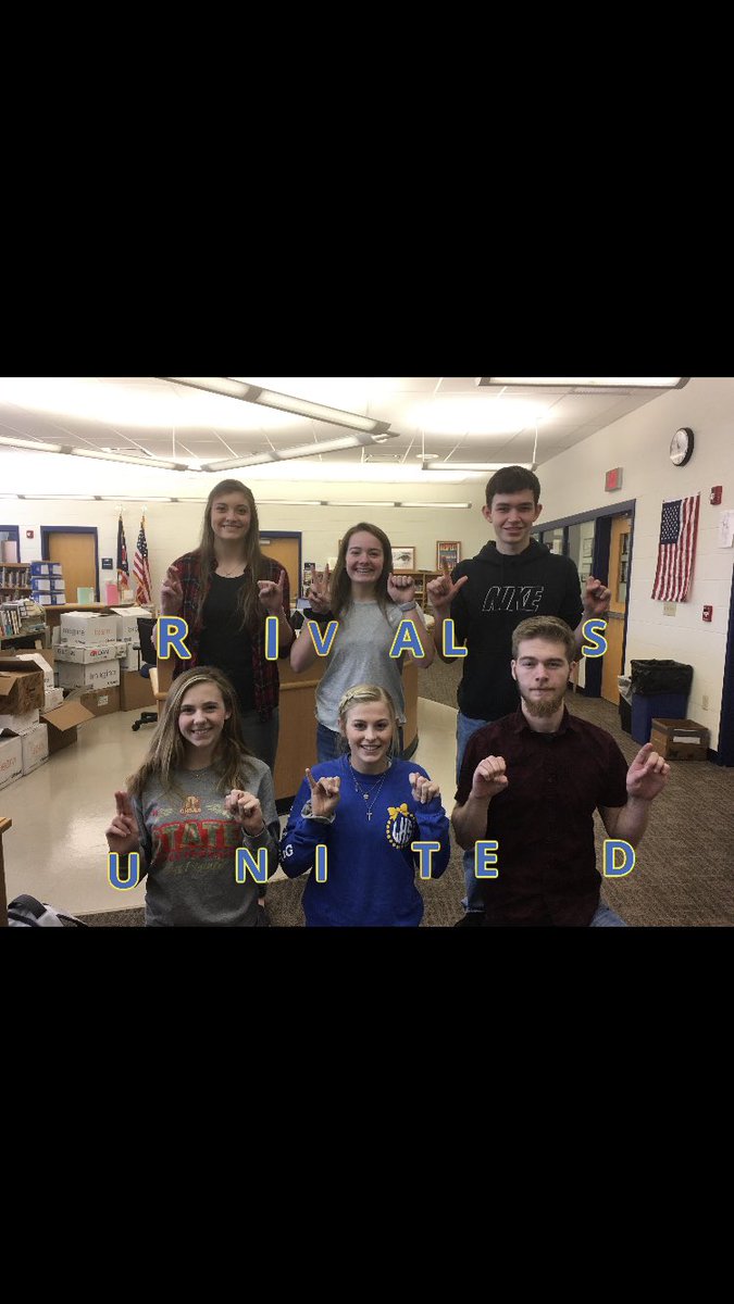 Our final challenge is complete, <a href="/CviewCrazyCrew/">Crestview Crazies</a> ! We decided to use sign language to spell out Rivals United with some of our student council members! #RivalsUnitedChallenge <a href="/unitedwayvwco/">FUKDUKS $FUKDUK</a>