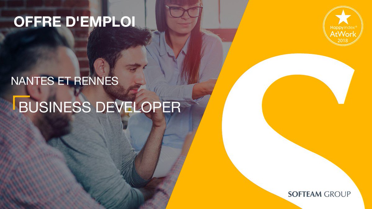 SofteamGroup's tweet photo. [#JOB] SOFTEAM Digital recherche des #BusinessDeveloper confirmés sur #Nantes et #Rennes pour trouver les meilleurs projets à une communauté de passionnés. Prêt(e) à relever le défi ? Contactez Valérie : valerie.konarzewski@softeam.fr #recruitment #JoinUs  https://t.co/qRwVpkQq8o https://t.co/UePyOfeEhC