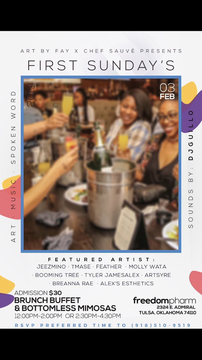 juhfayfay's tweet image. ONE WEEK AWAY!!!!!!!! There’s still tickets left 😊#firstsundays