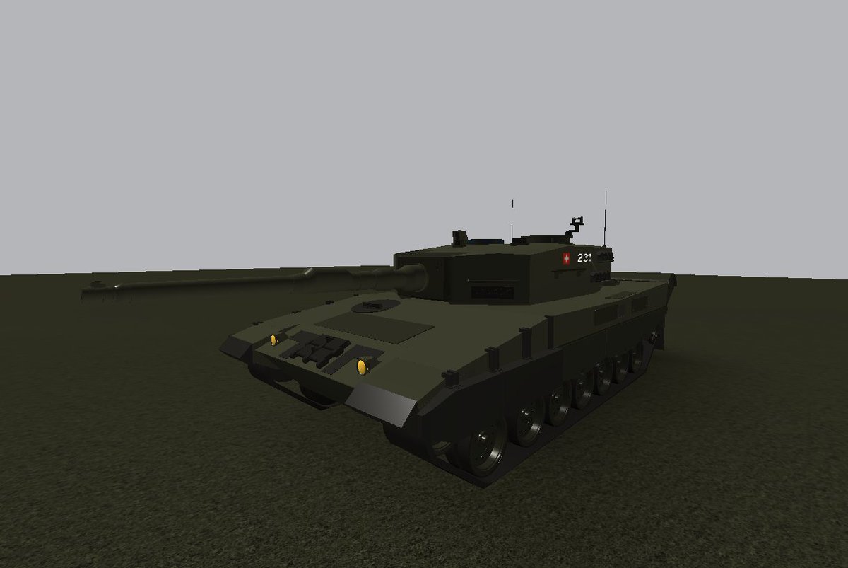 ｂｉｇ ａｒｍｙ Alpine On Twitter Swiss Panzer 87 Leopard We Aka Leopard 2a4 Roblox Robloxdev Rbxdev - roblox leopard