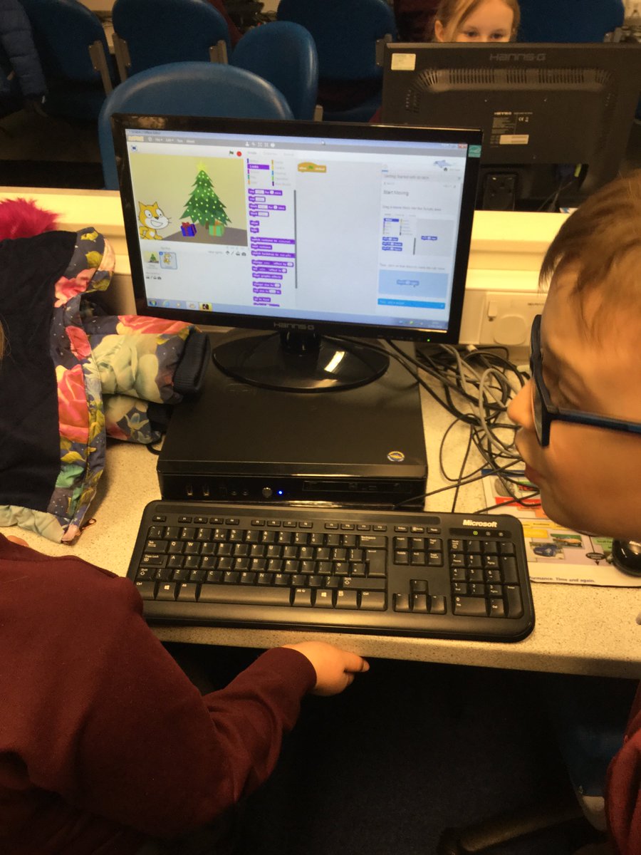 EllisonPrimary's tweet image. Year 2 and Year 3 Computing Club enjoyed learning all about Scratch. #EllisonComputing