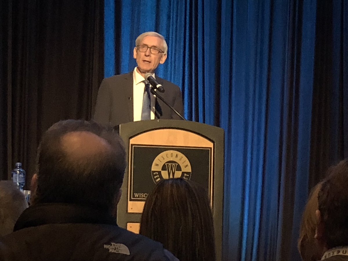 shawnrolland's tweet photo. “Here’s my pitch to you. We have a great budget proposal to help kids. I need your help. I need your help to get this damn budget passed.” - @GovEvers to @WASBWI attendees #2019EdCon https://t.co/ILlxGc8eUD