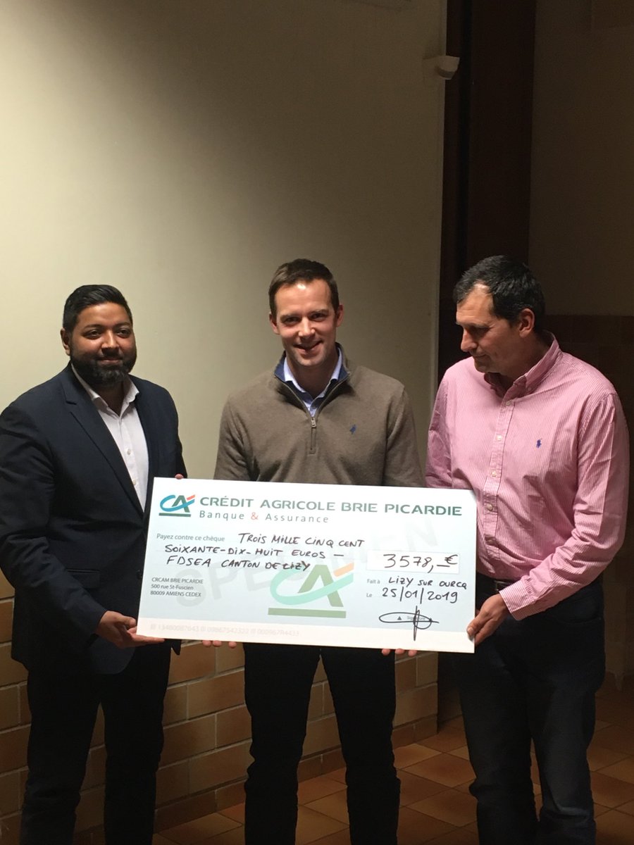 Bravo au ⁦<a href="/CreditAgricole/">Crédit Agricole</a>⁩ Brie Picardie et à la caisse locale de Lizy sur Ourcq qui accompagne le projet local de jachère fleurie pour nos abeilles. ⁦<a href="/FDSEA77/">FDSEA 77</a>⁩ ⁦<a href="/FNSEA/">La FNSEA</a>⁩ liens agris/apis