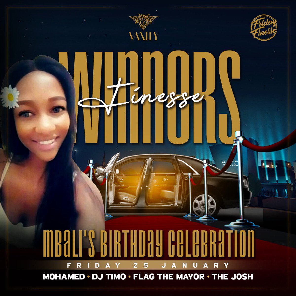 See you in 3 hours 👊🏾✨ #WinnersFinnesse is where we linking up tonight.. #FridayFinesse #AllAboutYou