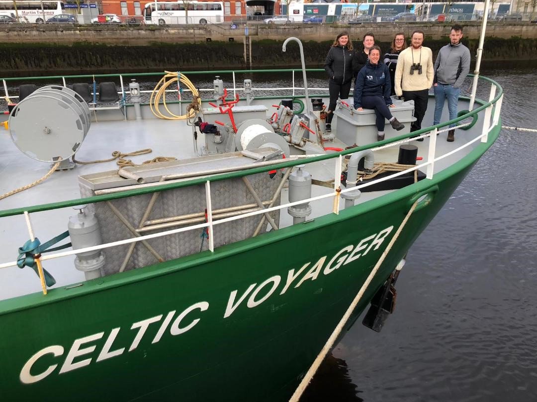 MarineInst's tweet image. #ConservationBehaviour survey Day 1 blog  bit.ly/2S4PgDE its all about making sure that the equipment is working #GMIT #RVCelticVoyager #CorkHarbour @GMITOfficial