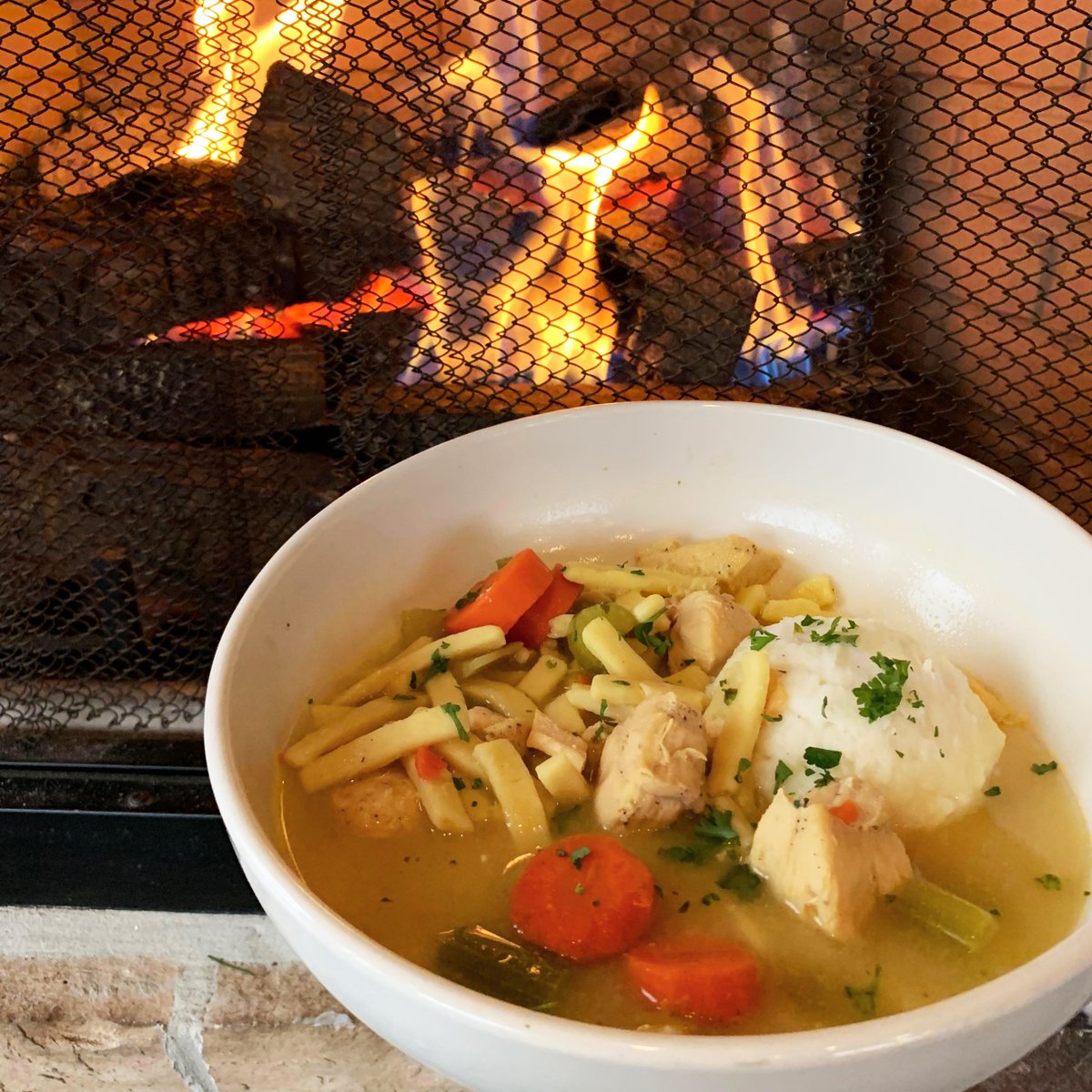 There are just two days left of #eat614restaurantweek! It's the perfect time to warm up with a bowl of delicious Homemade Chicken &amp; Egg Noodles! View our Columbus Restaurant Week menu at eat614.com/location/132/v…