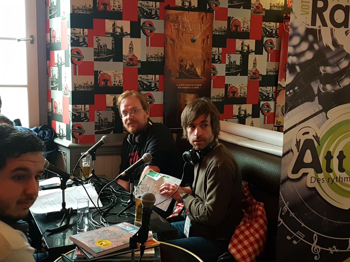 Attitude_fm's tweet photo. 2 Dessinateurs Boulet &amp; Aseyn #FIBD2019 @Attitude_fm https://t.co/O8V5ajOVIo